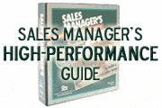 The Sales Manager's High-Performance Guide